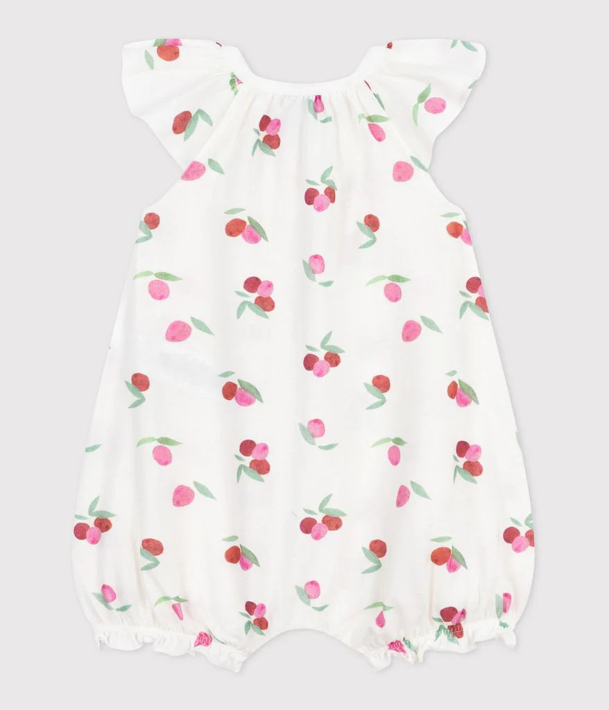 Baby Girl  Berries Print Romper