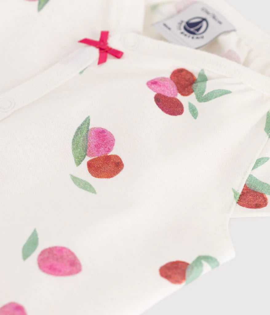 Baby Girl  Berries Print Romper