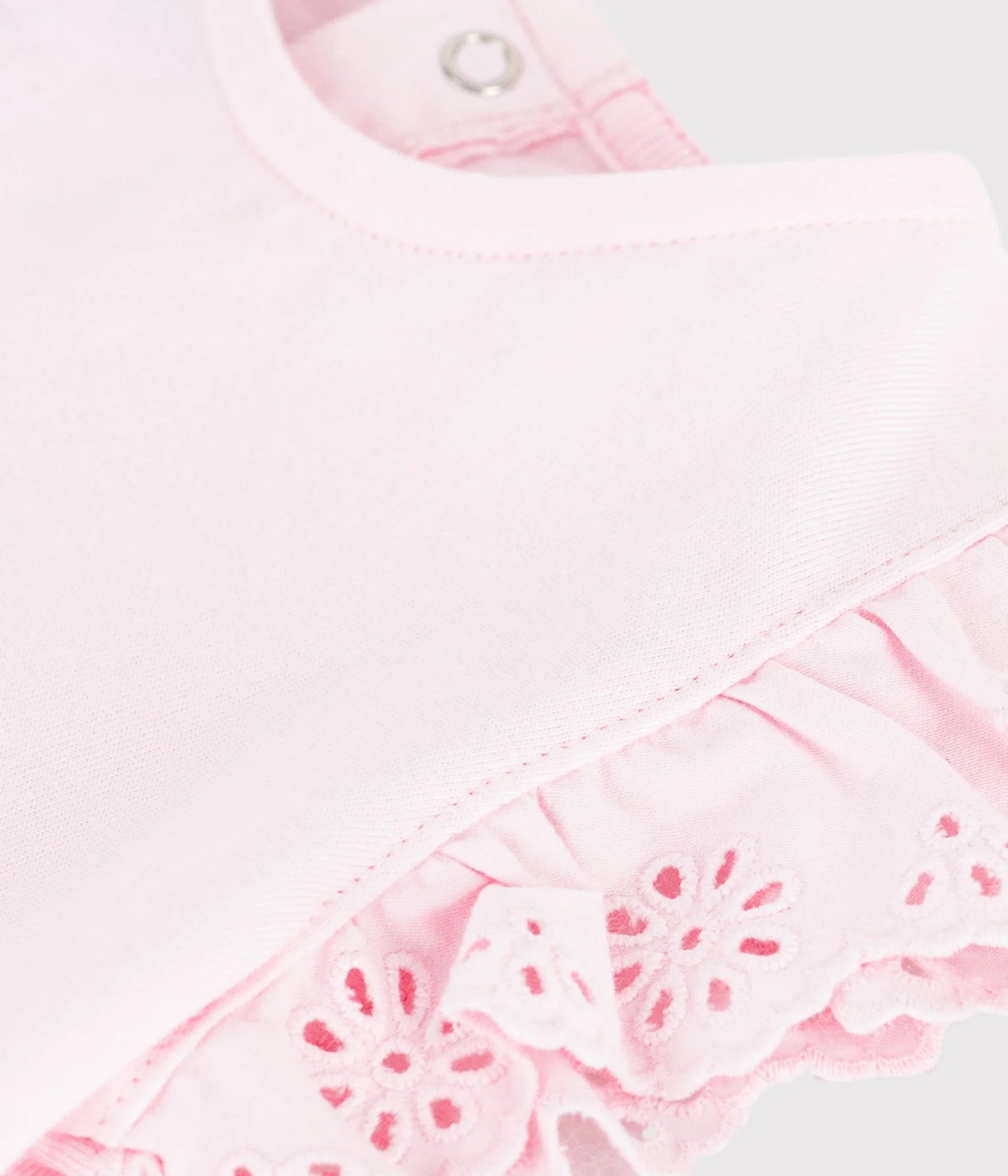 Baby girl ss tee with ruffle sleeves