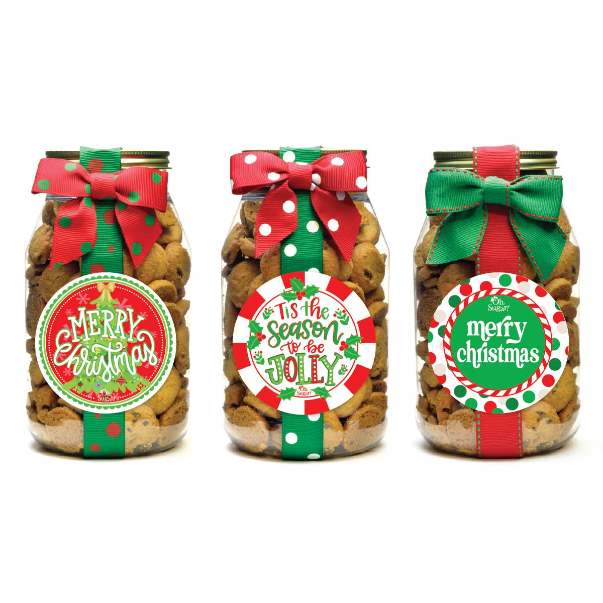 Cookie - Christmas Holiday Asst #1 - Quart Jars