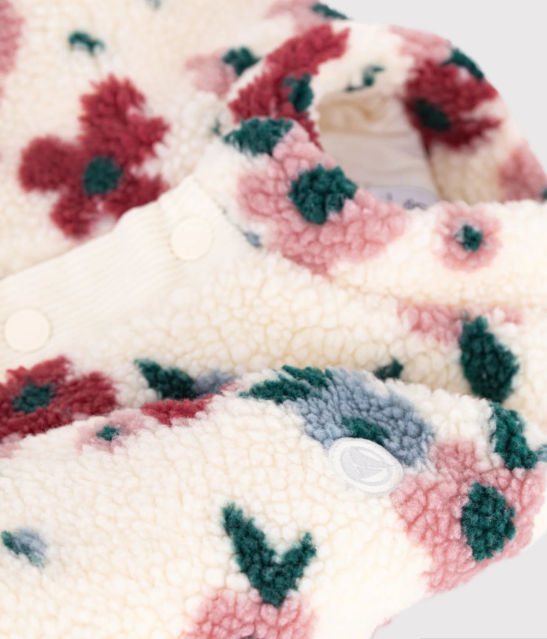 Baby Girl Sherpa Floral Jacket