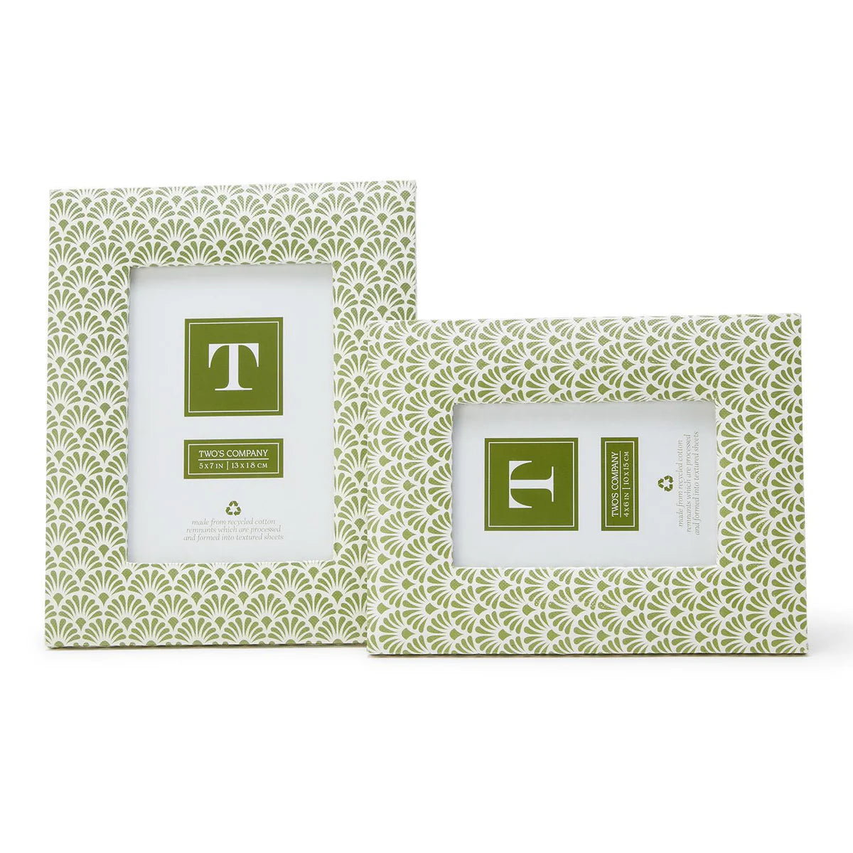 Fan Fern Photo Frame - Recycled Paper/MDF/Glass