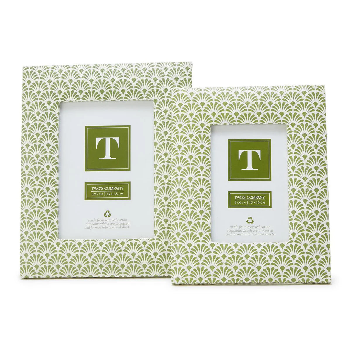 Fan Fern Photo Frame - Recycled Paper/MDF/Glass