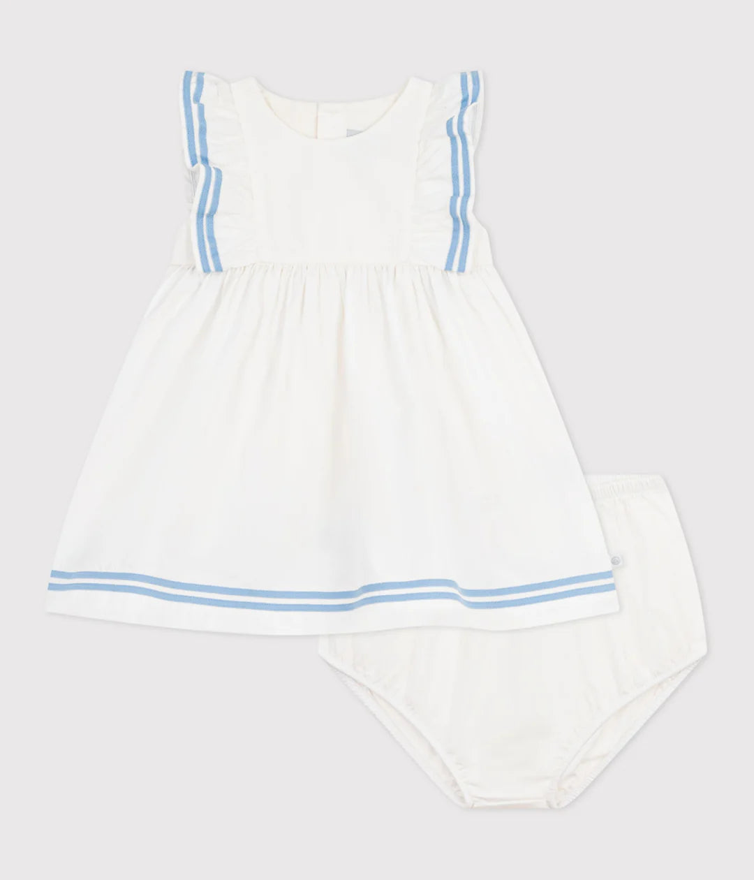 Girl sleeveless dress with ruffles