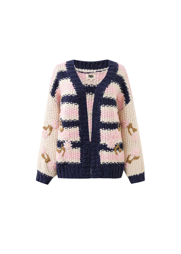 DAHLIA PINK CARDIGAN