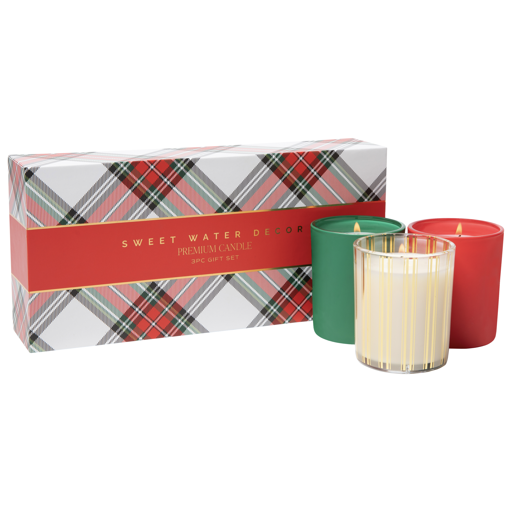 Christmas Candle Gift Box Set - Christmas Decor