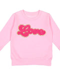 Love Script Patch Valentine's Day Sweatshirt