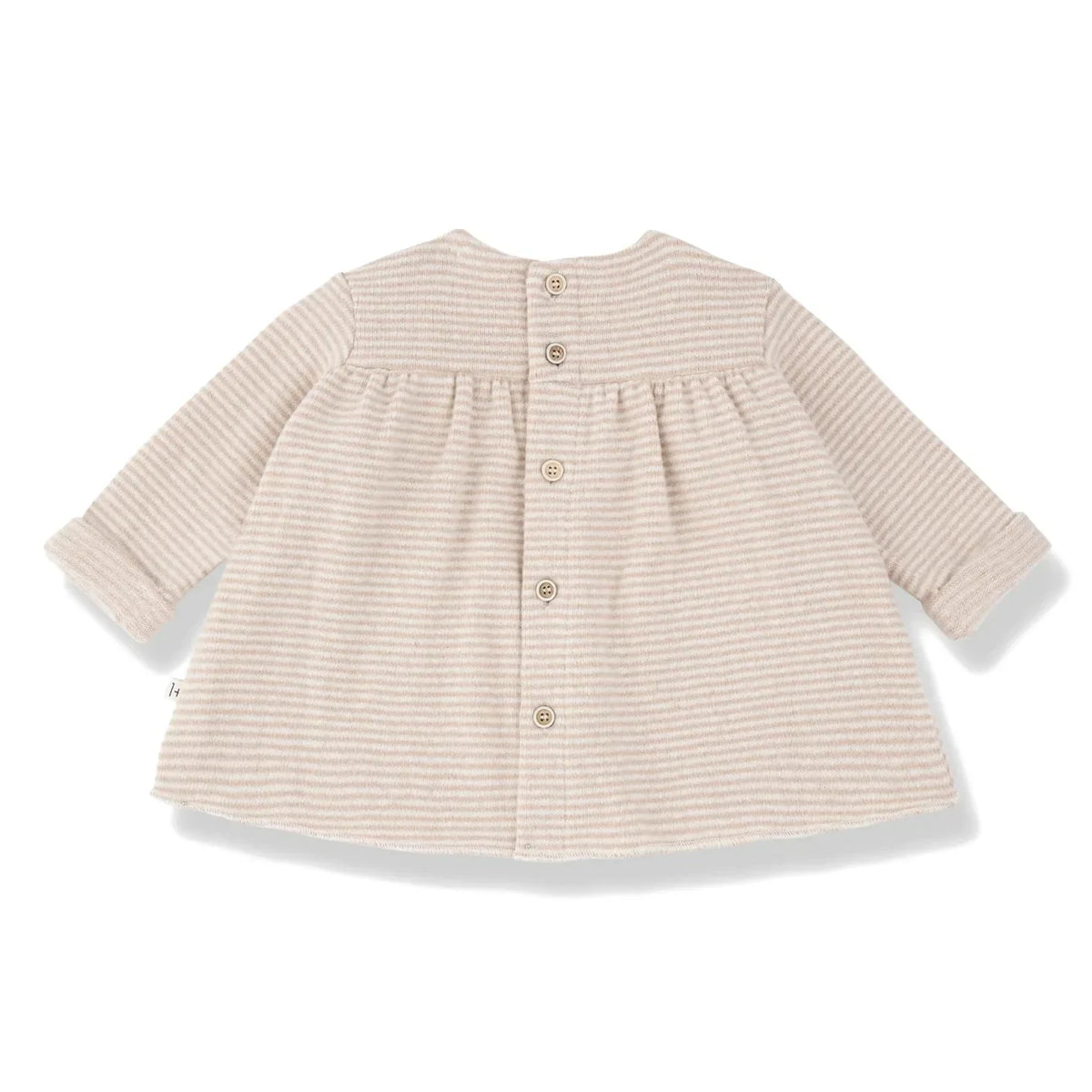 Nancy Dress in Nude Stripe