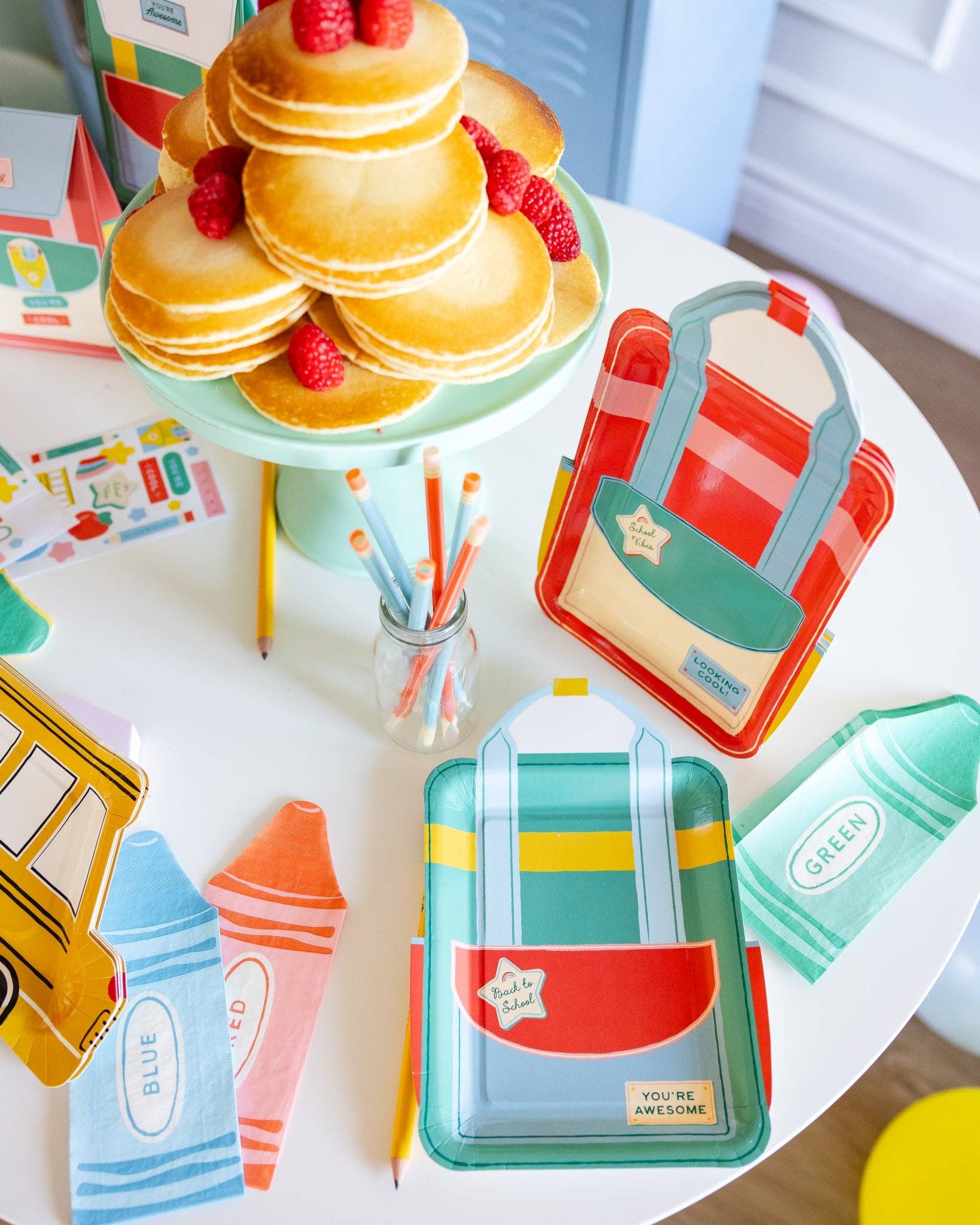 BTS1237 - Crayon Shaped Dinner Napkin Set
