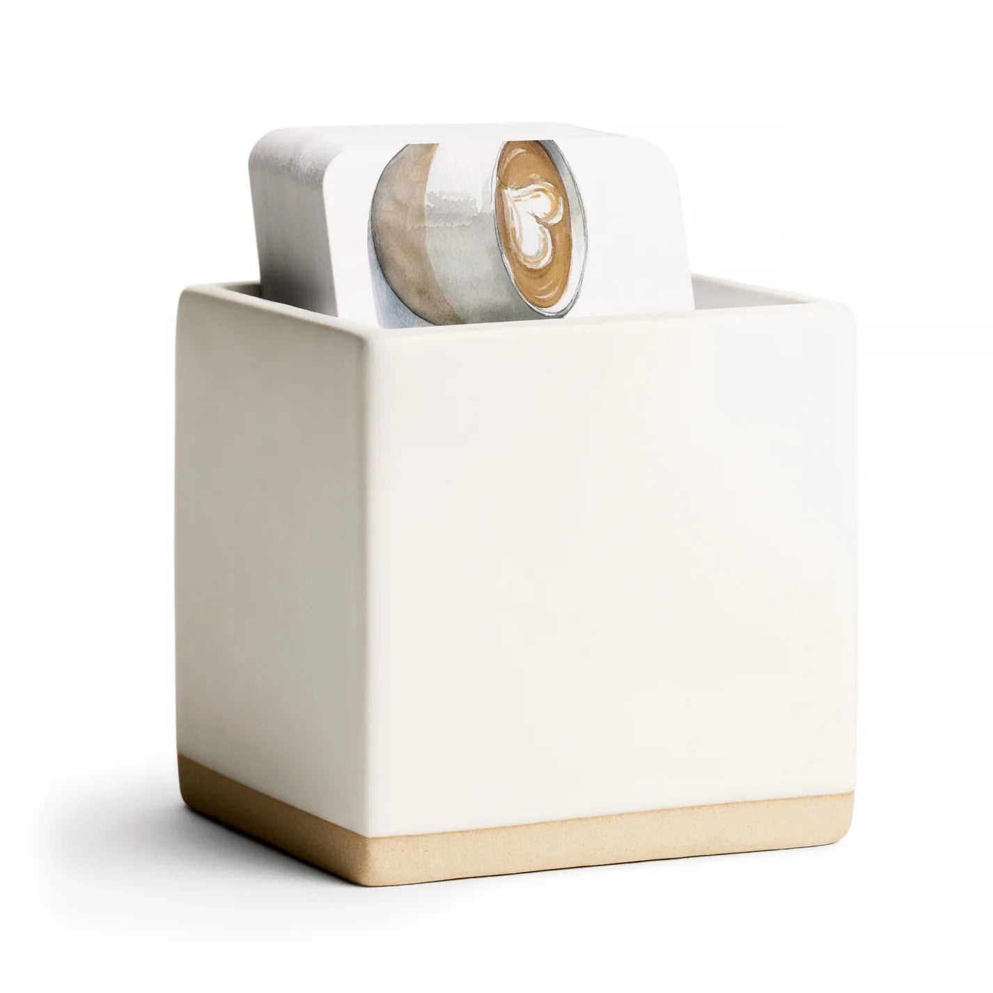 Little Notes® Ceramic Holder L White