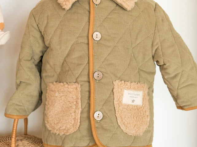 Quilted Jacket - Olive