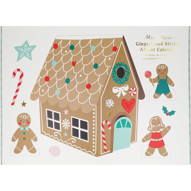 Gingerbread Sticker Advent Calendar