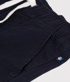 BOYS' COTTON TROUSERS in NAVY