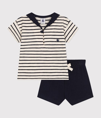 JERSEY T-SHIRT AND SHORTS SET