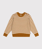 BOYS' WOOL AND COTTON PULLOVER