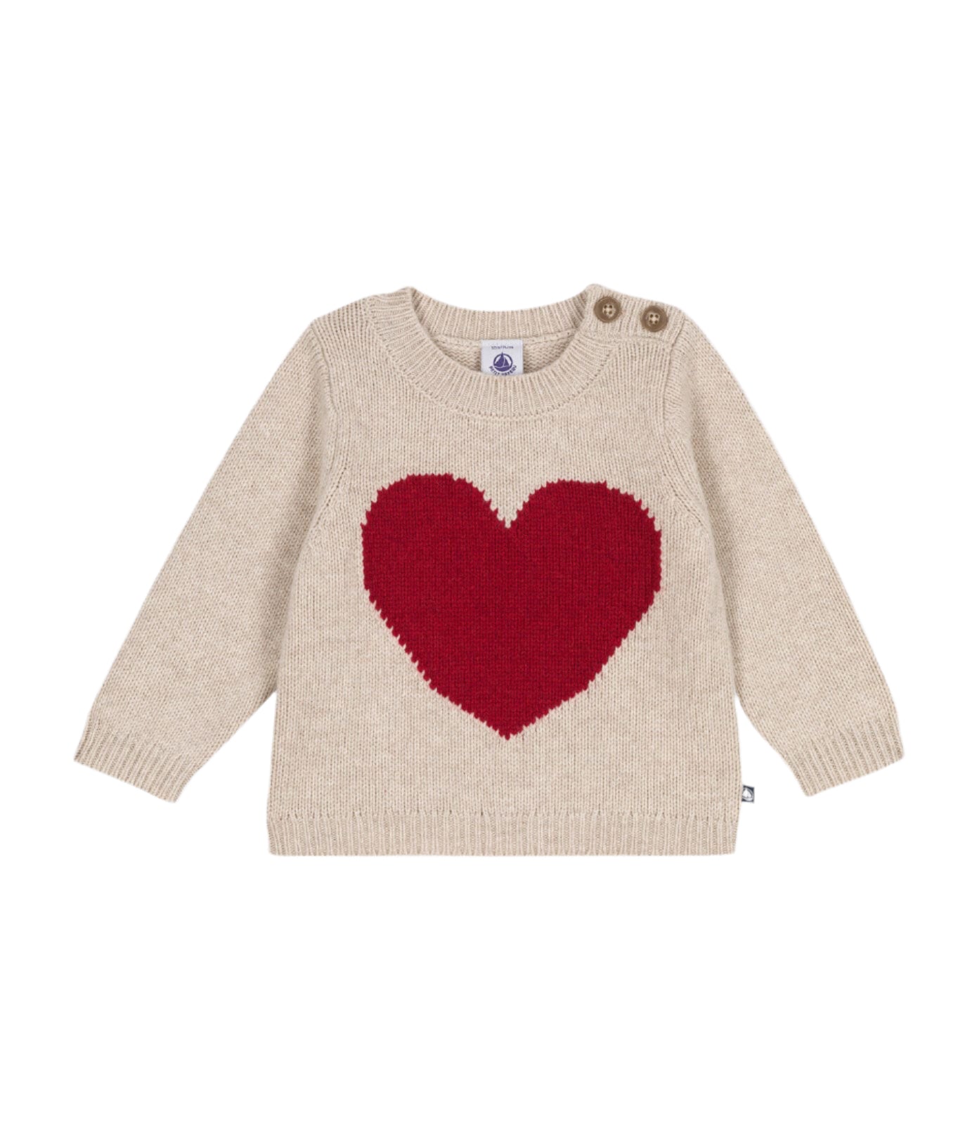 Heart Knitted Pullover