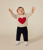 Heart Knitted Pullover