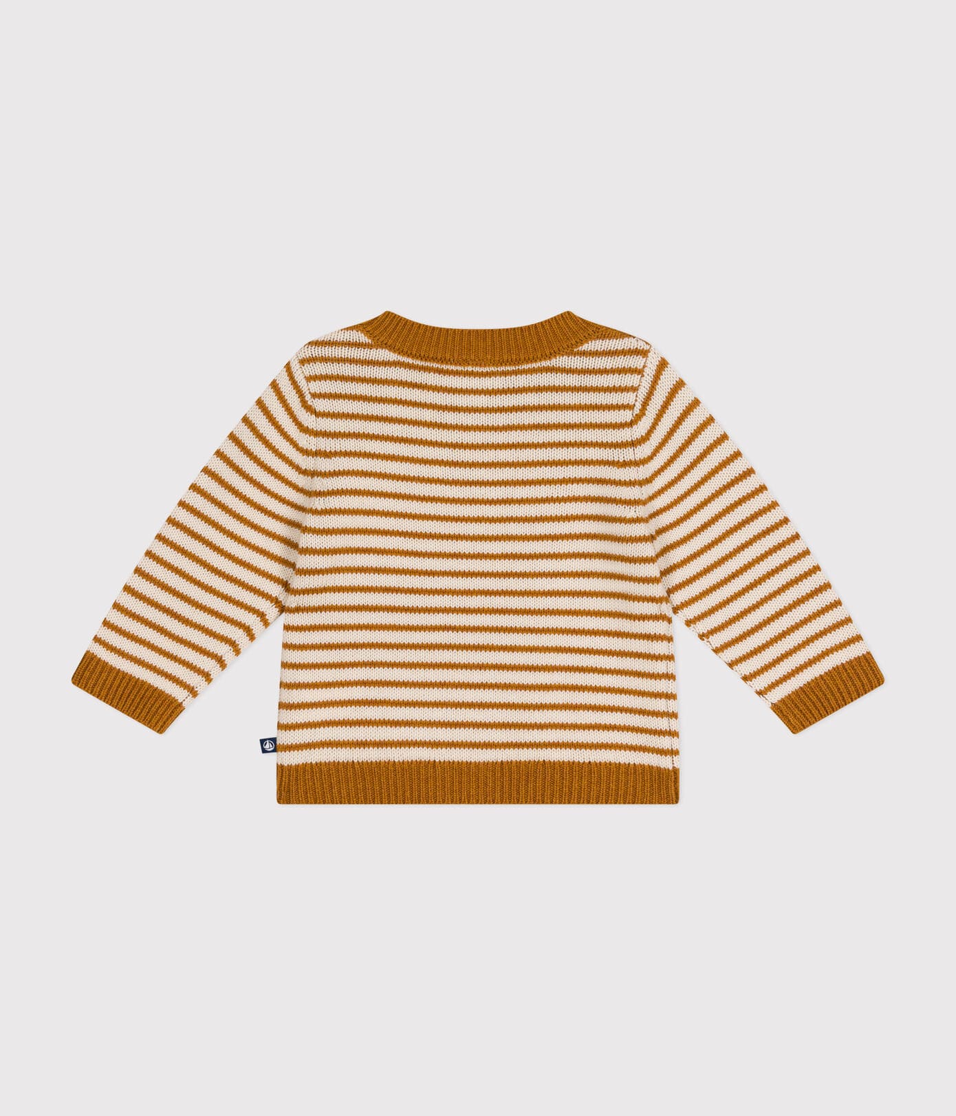 BOYS' WOOL AND COTTON PULLOVER