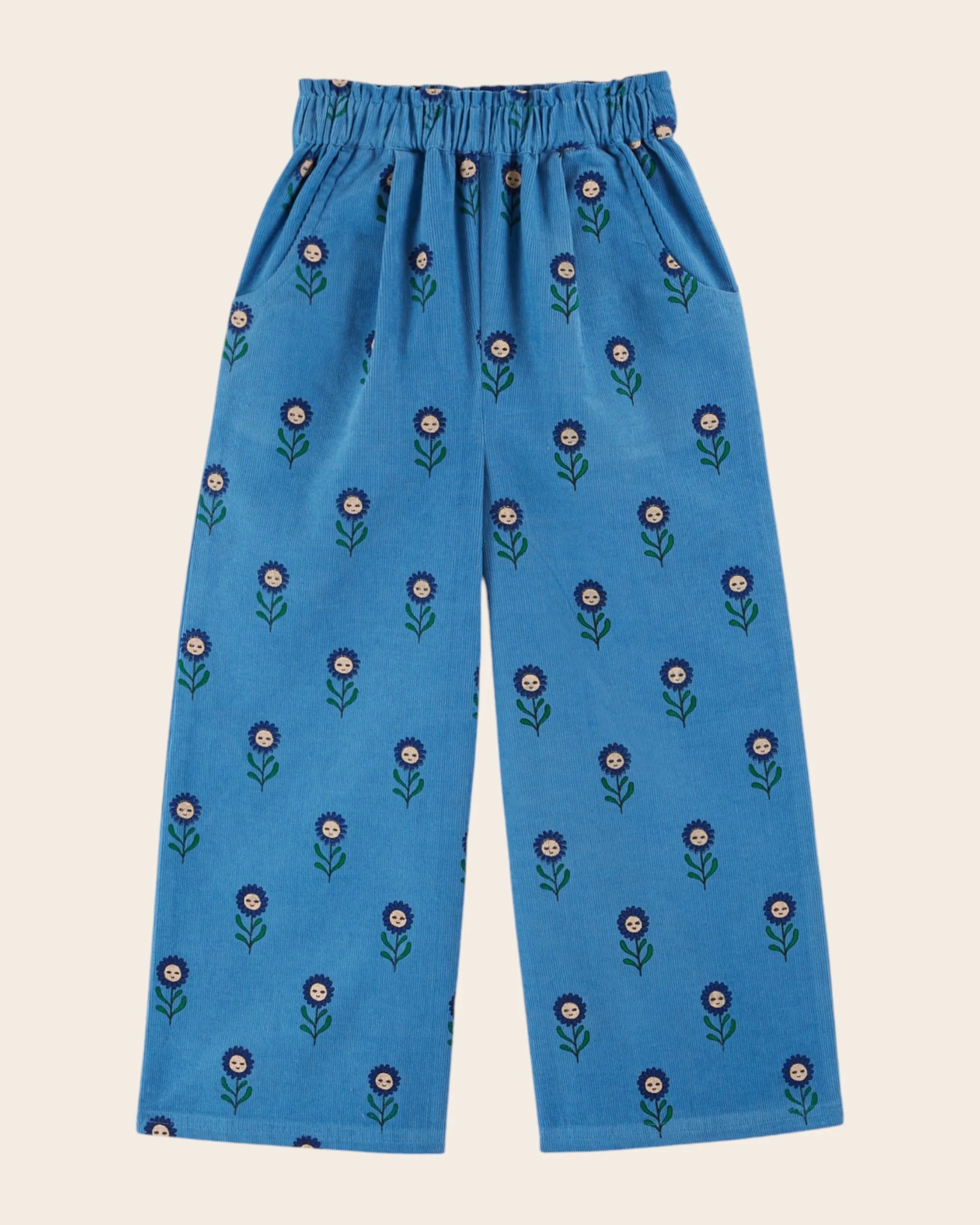 BLUE Corduroy DAISY PANTS