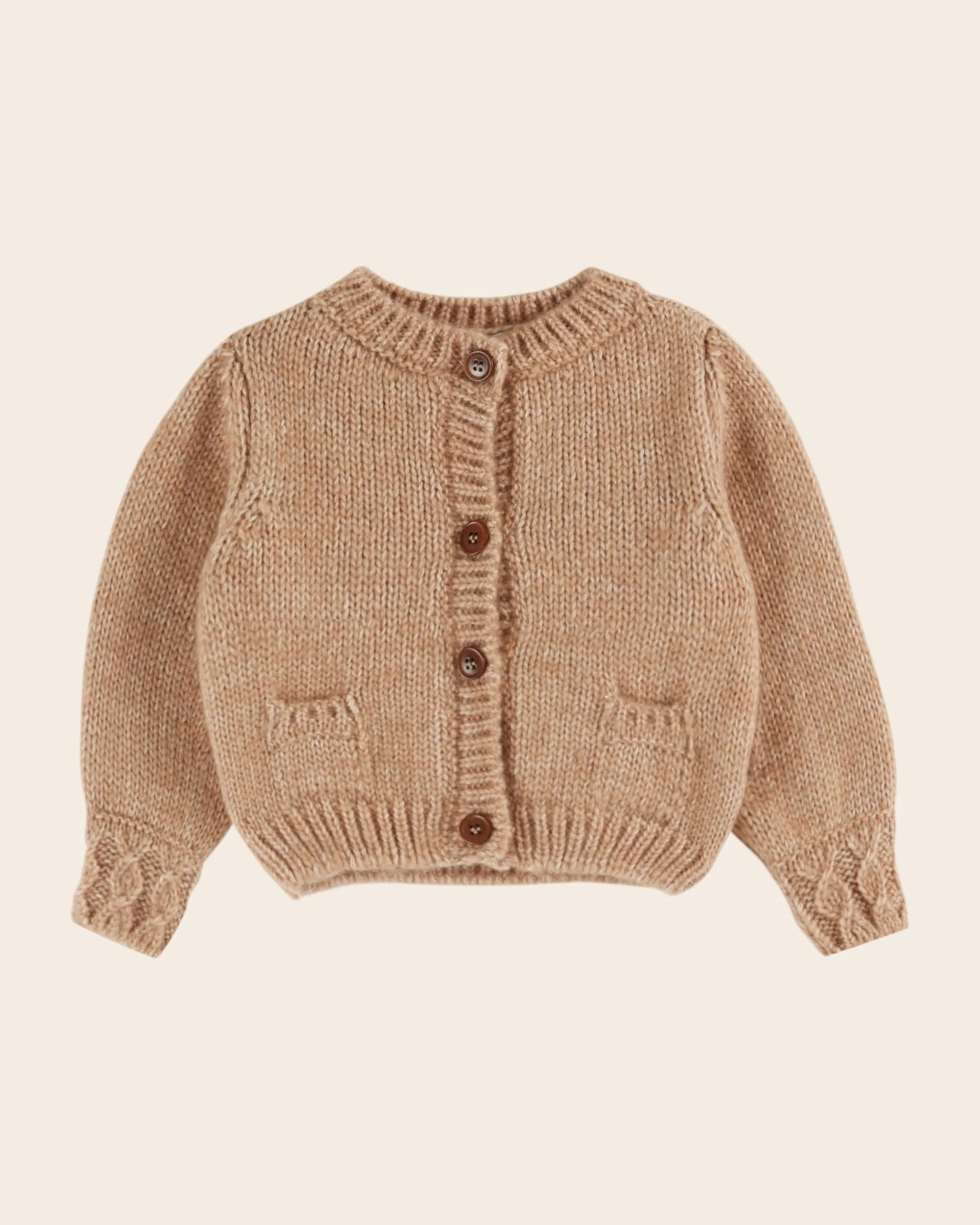 ULTRA-SOFT CHESTNUT CARDIGAN