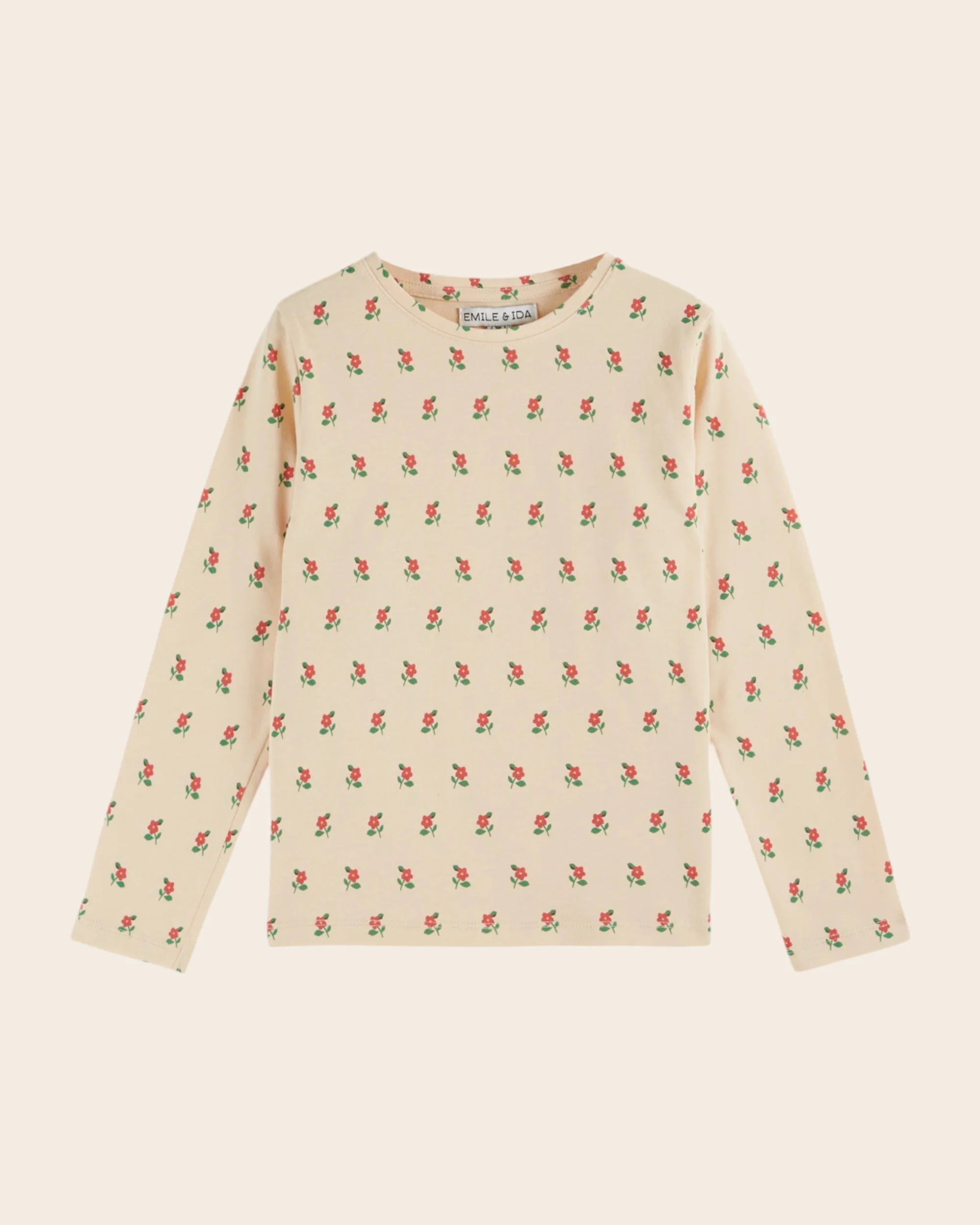 ORGANIC COTTON POPPY CREAM T-SHIRT