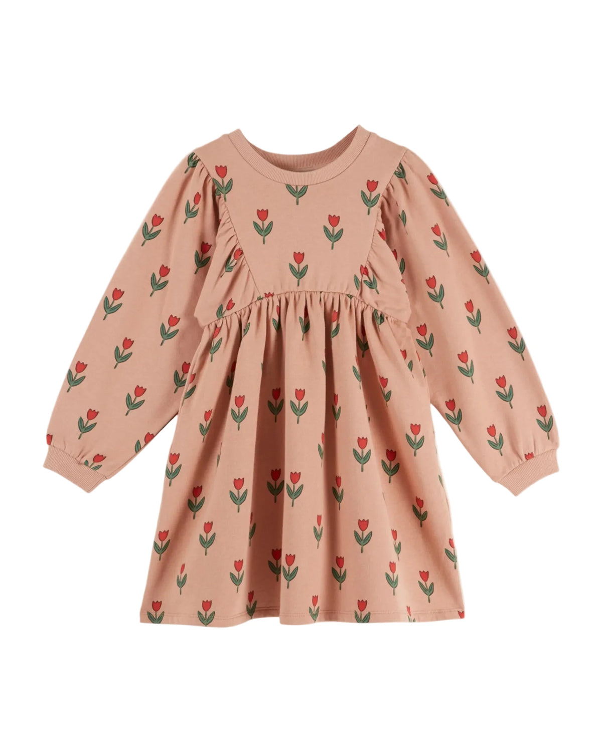 Pink tulip fleece Dress