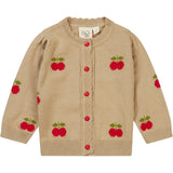 BARBARA CARDIGAN - TAN/APPLE