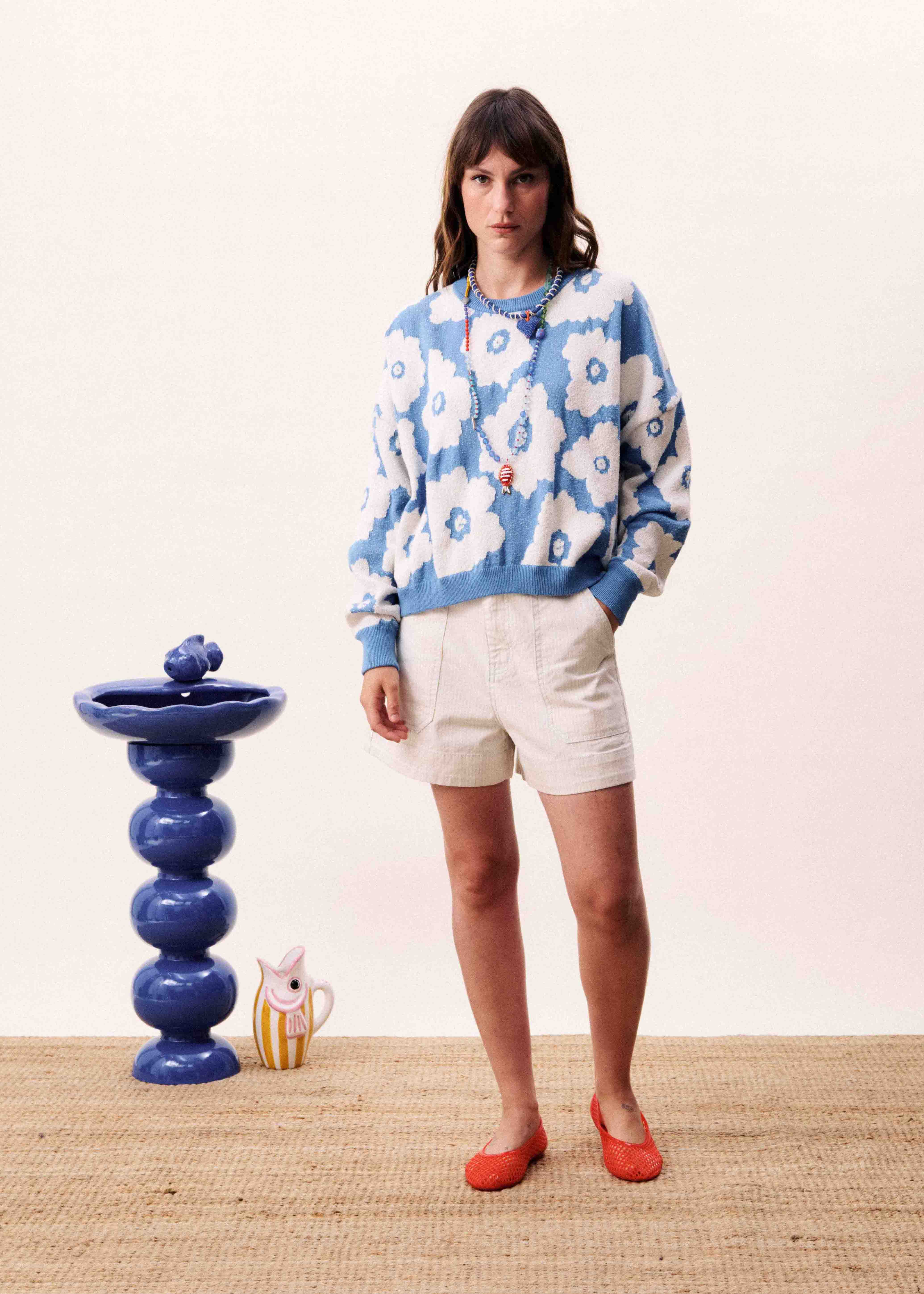 DULSE DENIM BLUE SWEATER