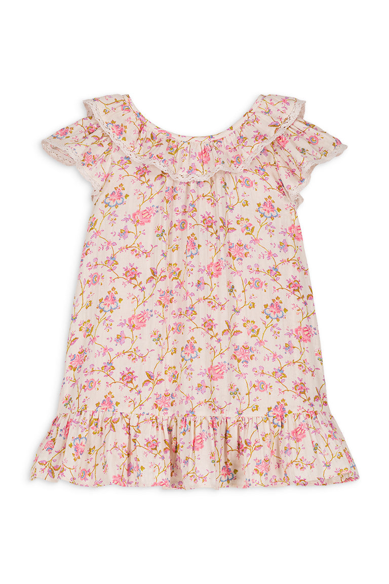 NATIYA DRESS CREAM BUCOLIA FIELDS