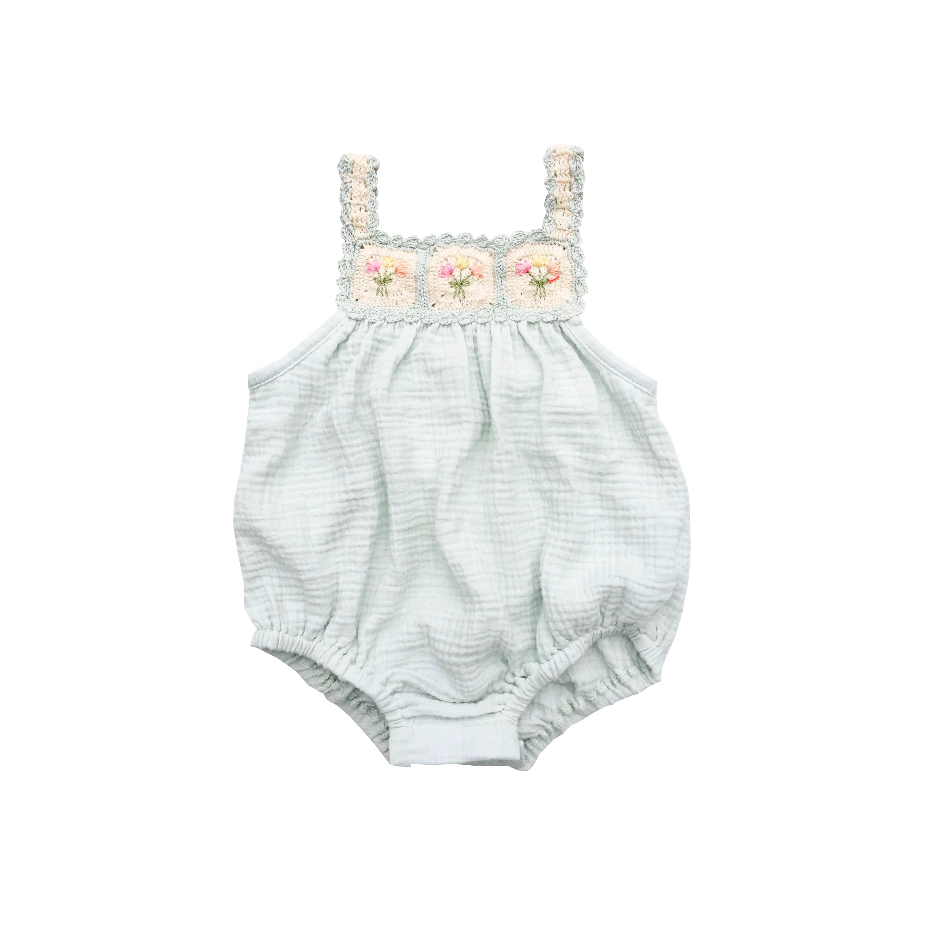 Crochet Bubble in Blue Bouquet