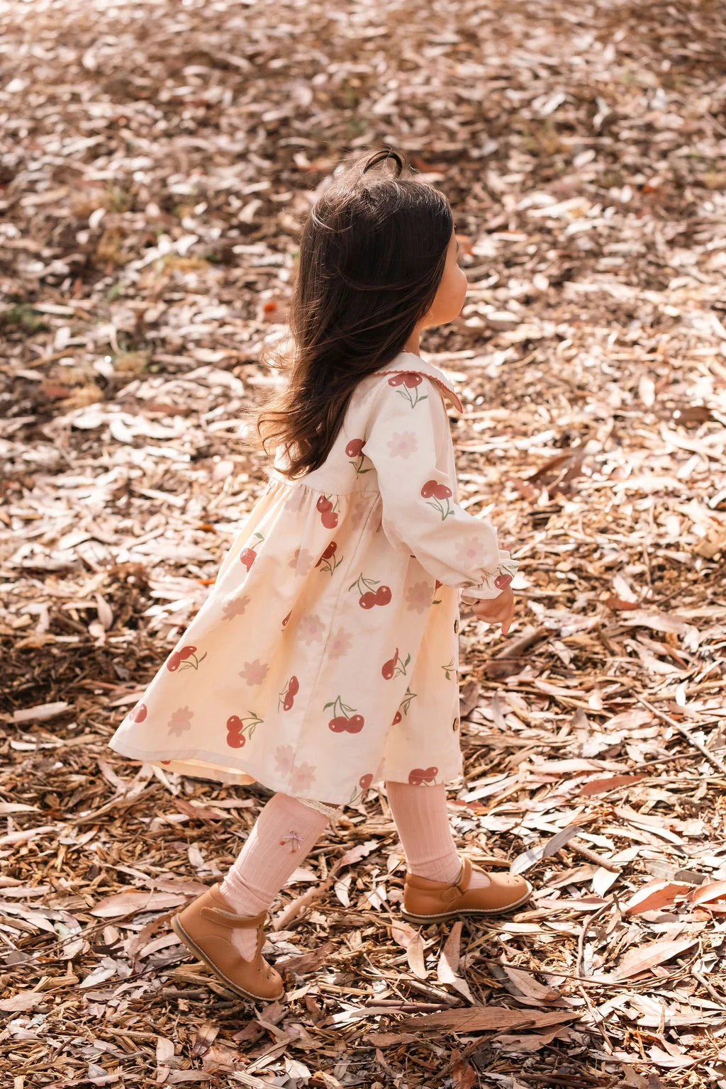Clementine Dress in Cherry Bloom