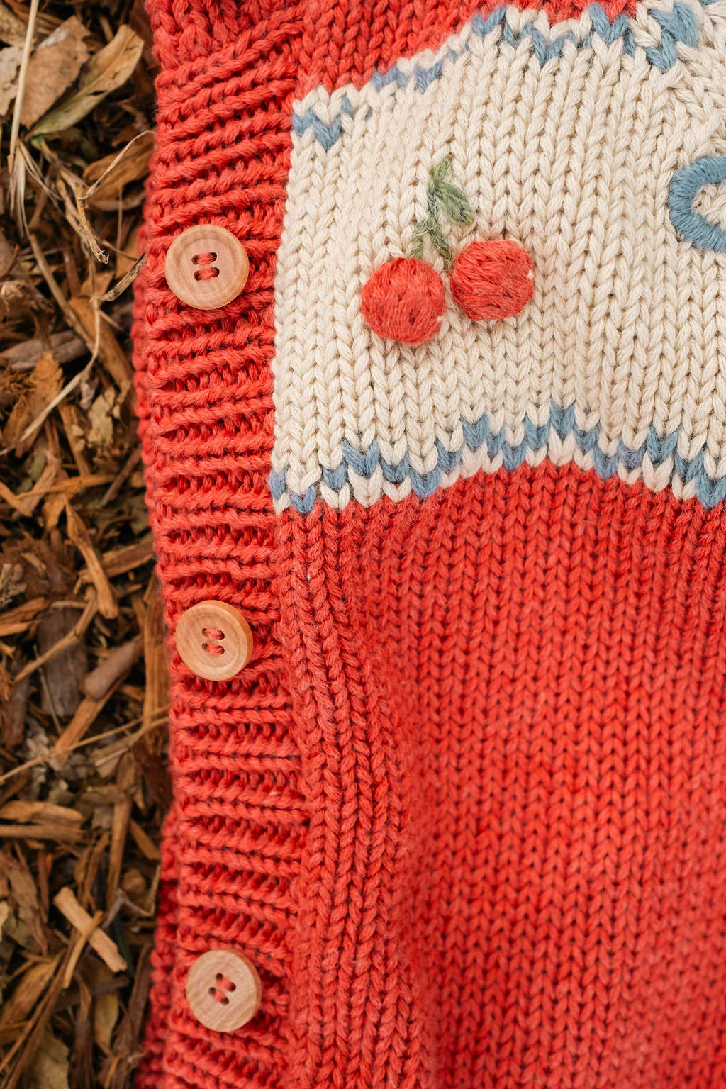 Sweetheart Cardigan - Cherry Red