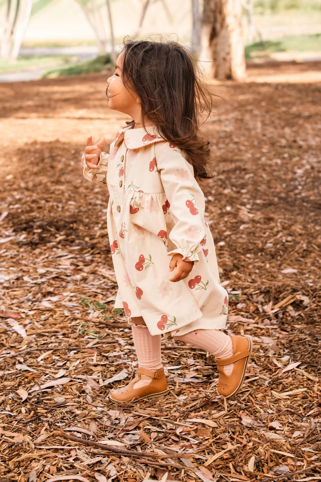 Clementine Dress in Cherry Bloom