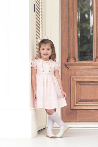 Elizabeth Dress Blessings Pink, Holly