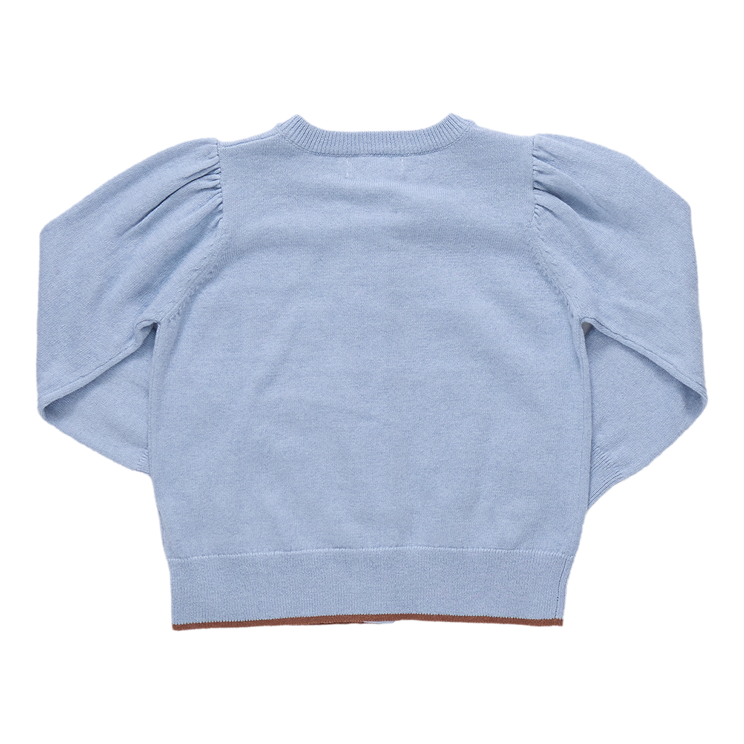 Constance Sweater - Light Blue Apple