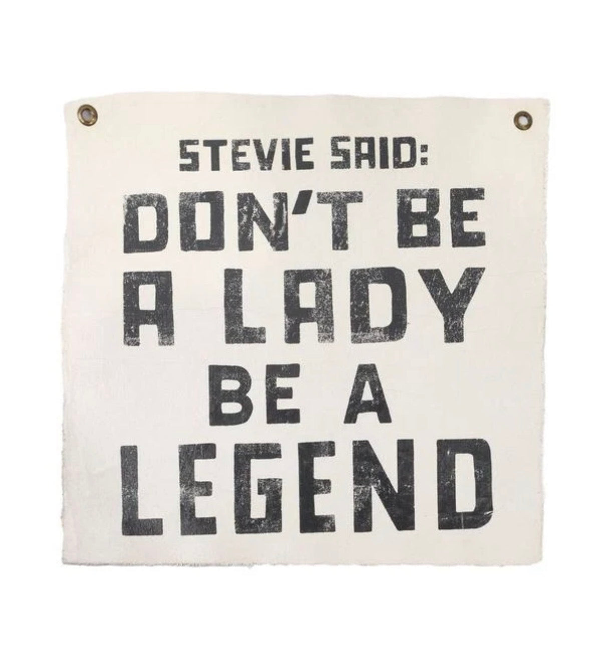 Stevie Said Hand Painted Wall Hanging