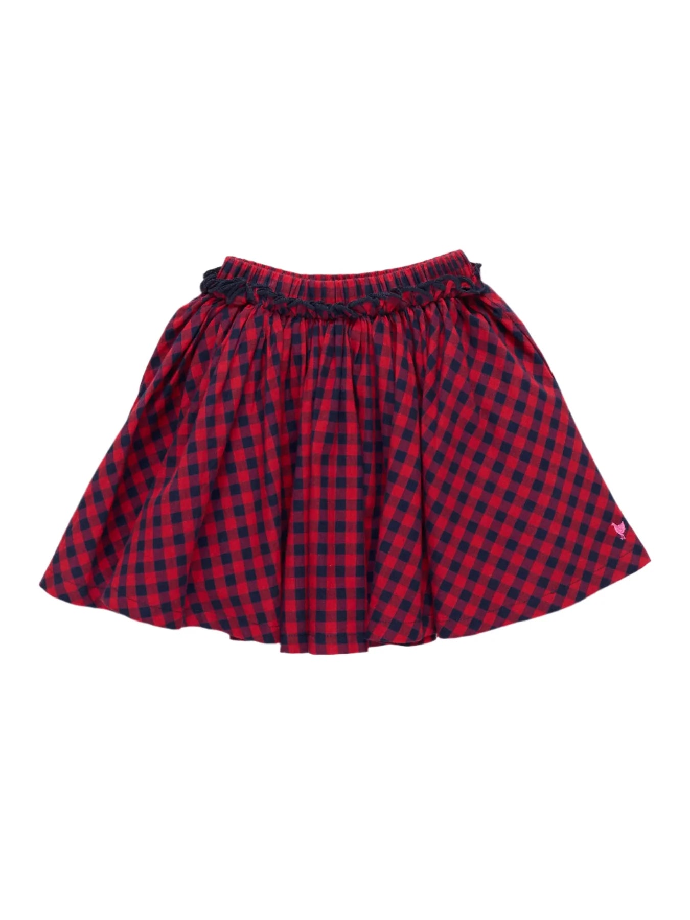 GIANNA SKIRT- RED/BLUE CHECK