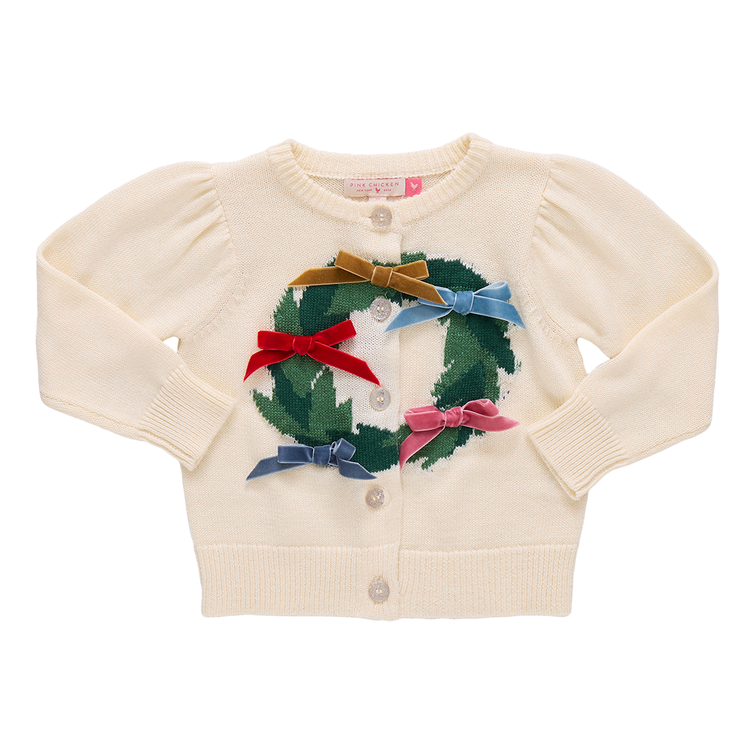Constance Sweater - Holiday Wreath