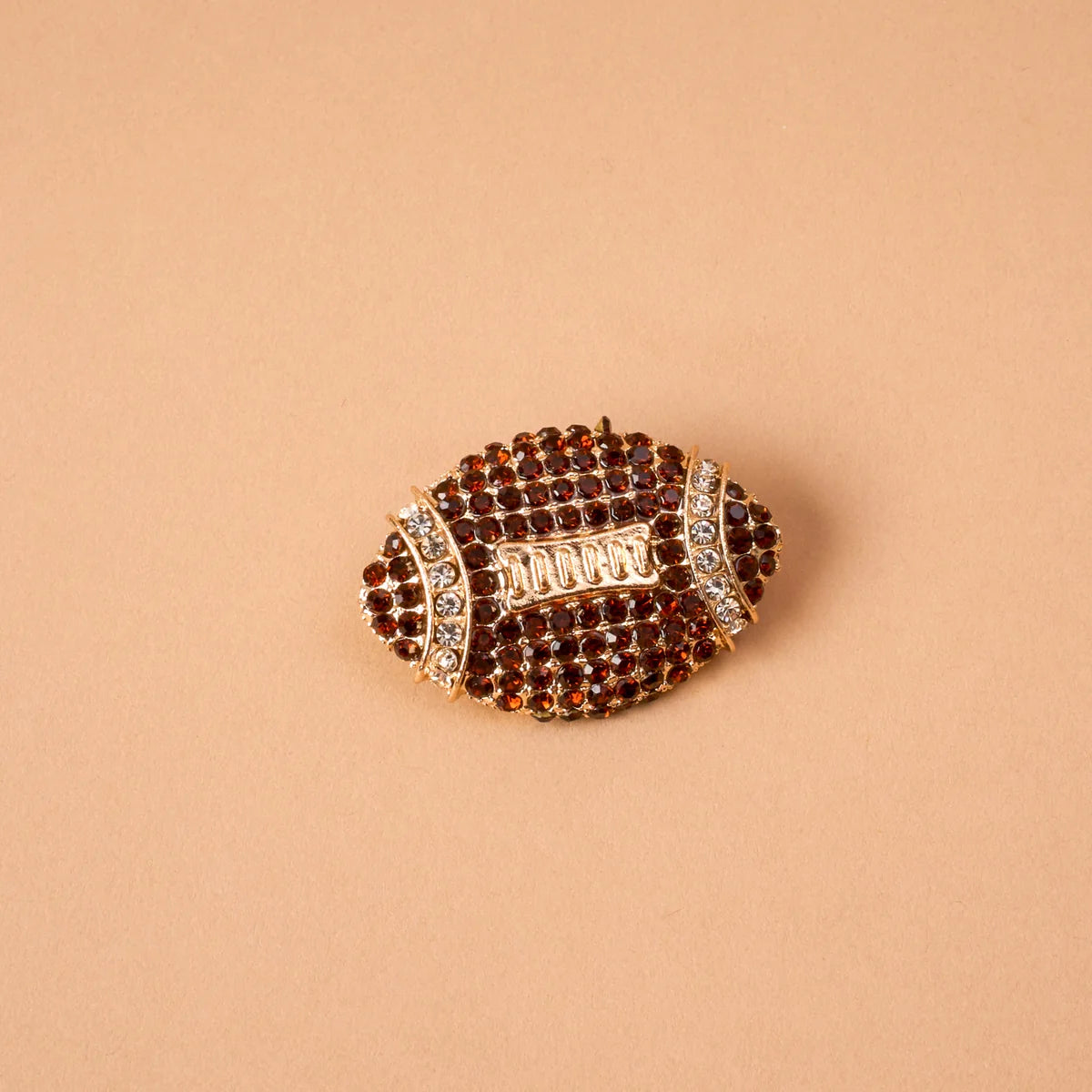 Dazzle Football Timeless Brooch