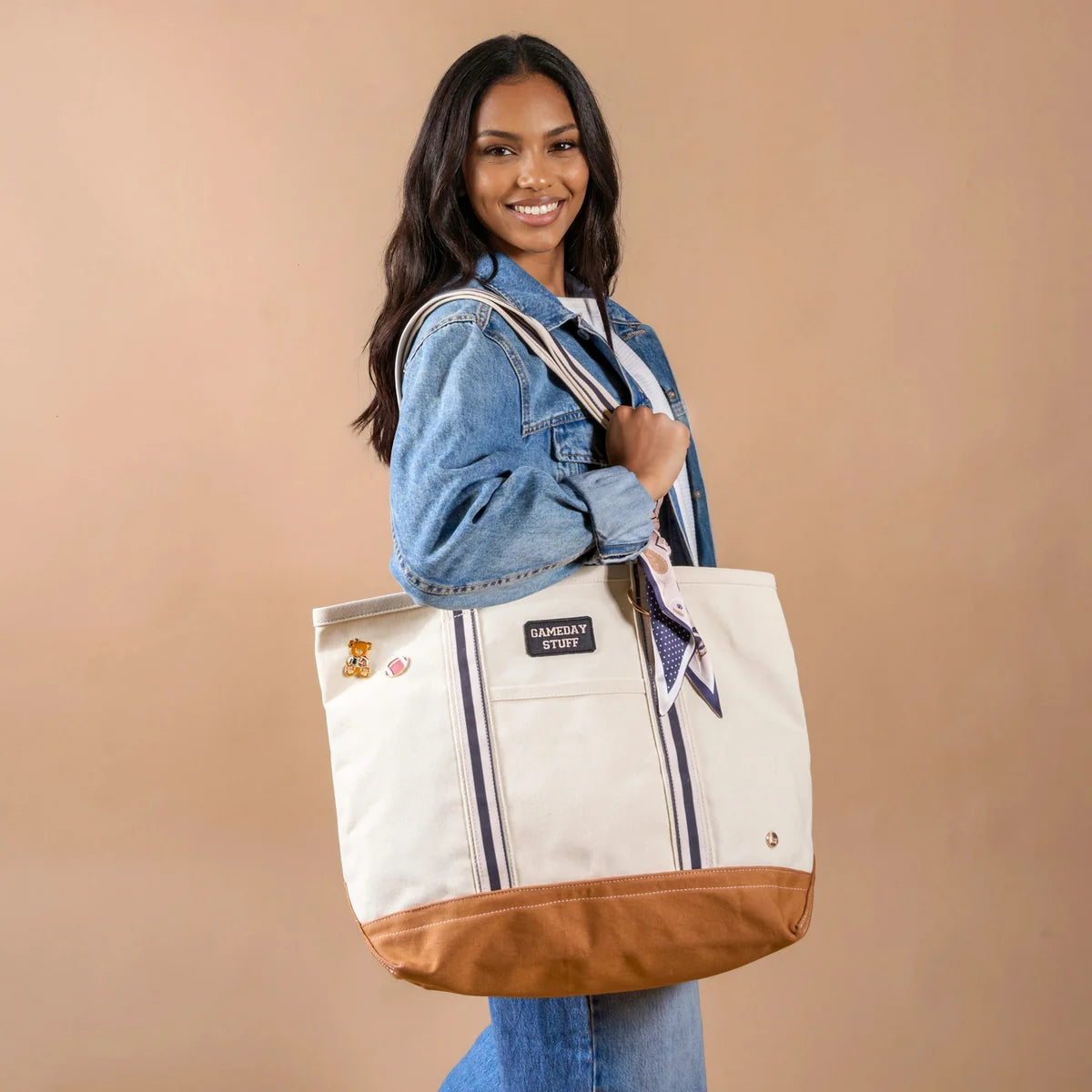 Huddle Up The Darling Canvas Tote Bag