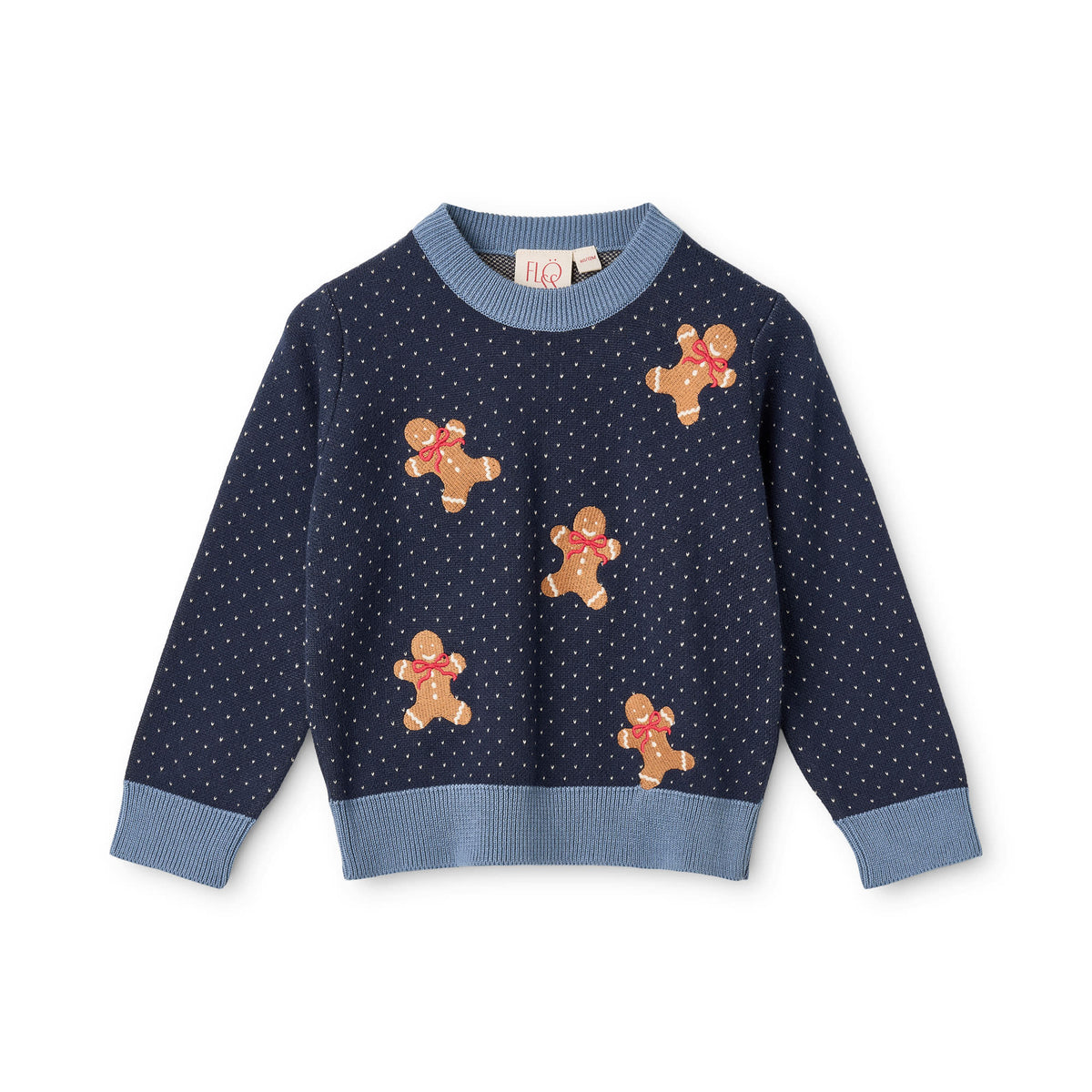 Holger Sweater in Navy Gingerbread