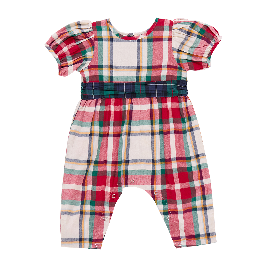 Girls Ruby Jumper - Holiday Tartan