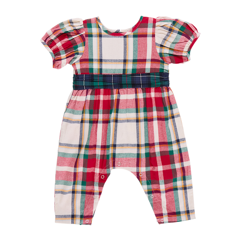 Girls Ruby Jumper - Holiday Tartan