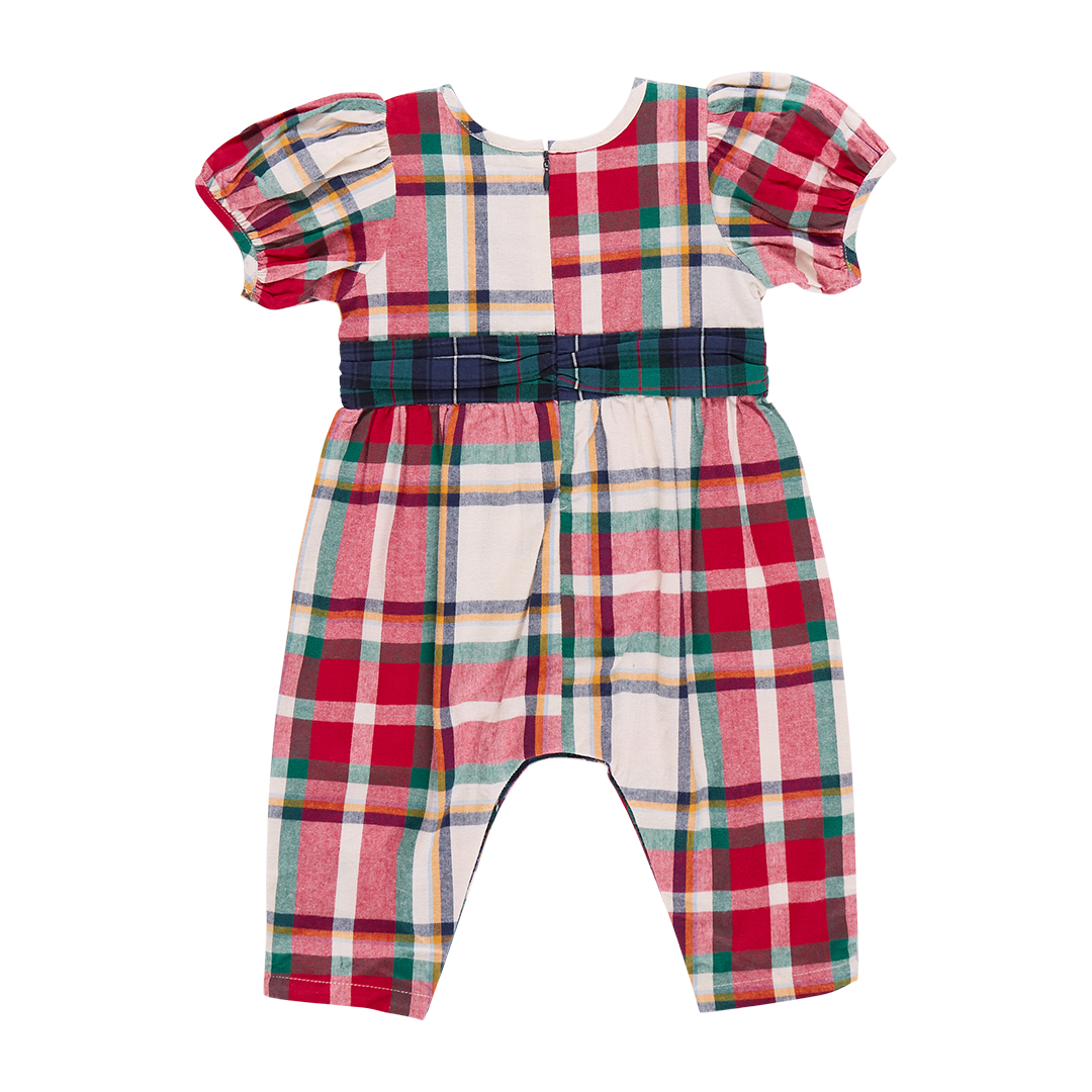 Girls Ruby Jumper - Holiday Tartan