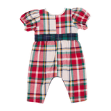 Girls Ruby Jumper - Holiday Tartan