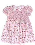 Everly Smocked Dress, Christmas Floral