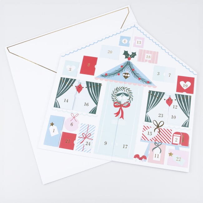 Santa’s Cabin Sticker Advent Calendar