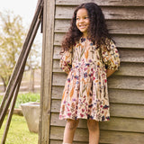 Brooke Dress - Autumn Flowers