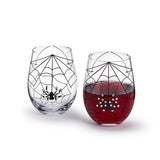 Jeweled Spider Stemless Wine Glass