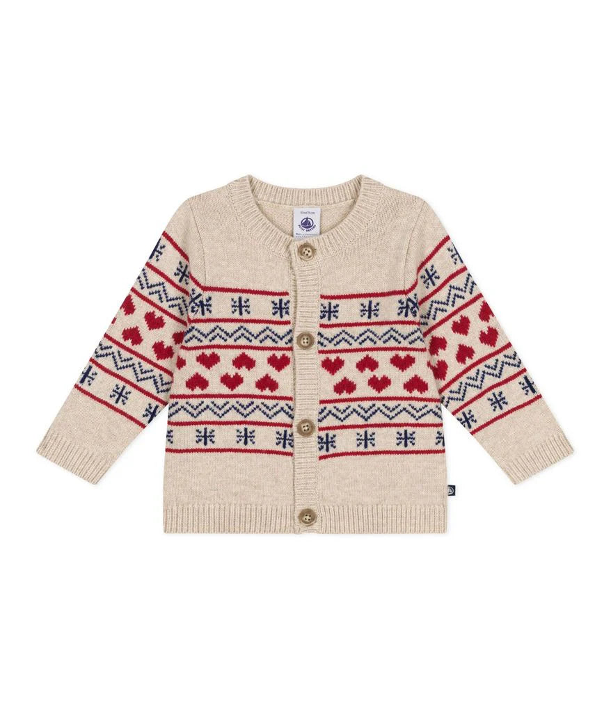 BABY JACQUARD CARDIGAN